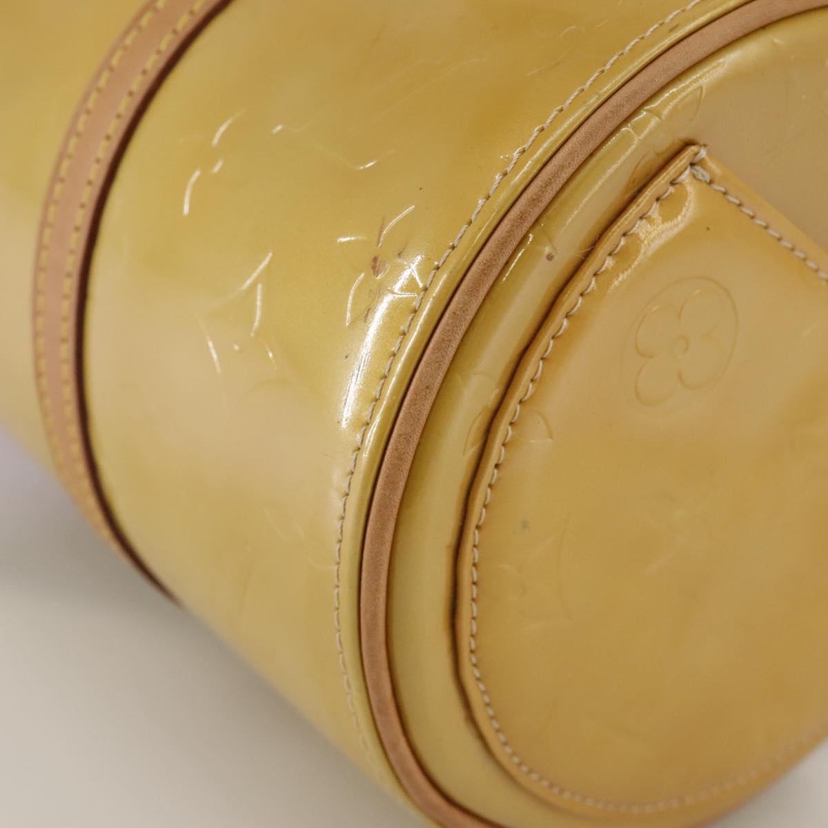 LOUIS VUITTON Monogram Vernis Bedford Hand Bag Beige M91006 LV ep6976