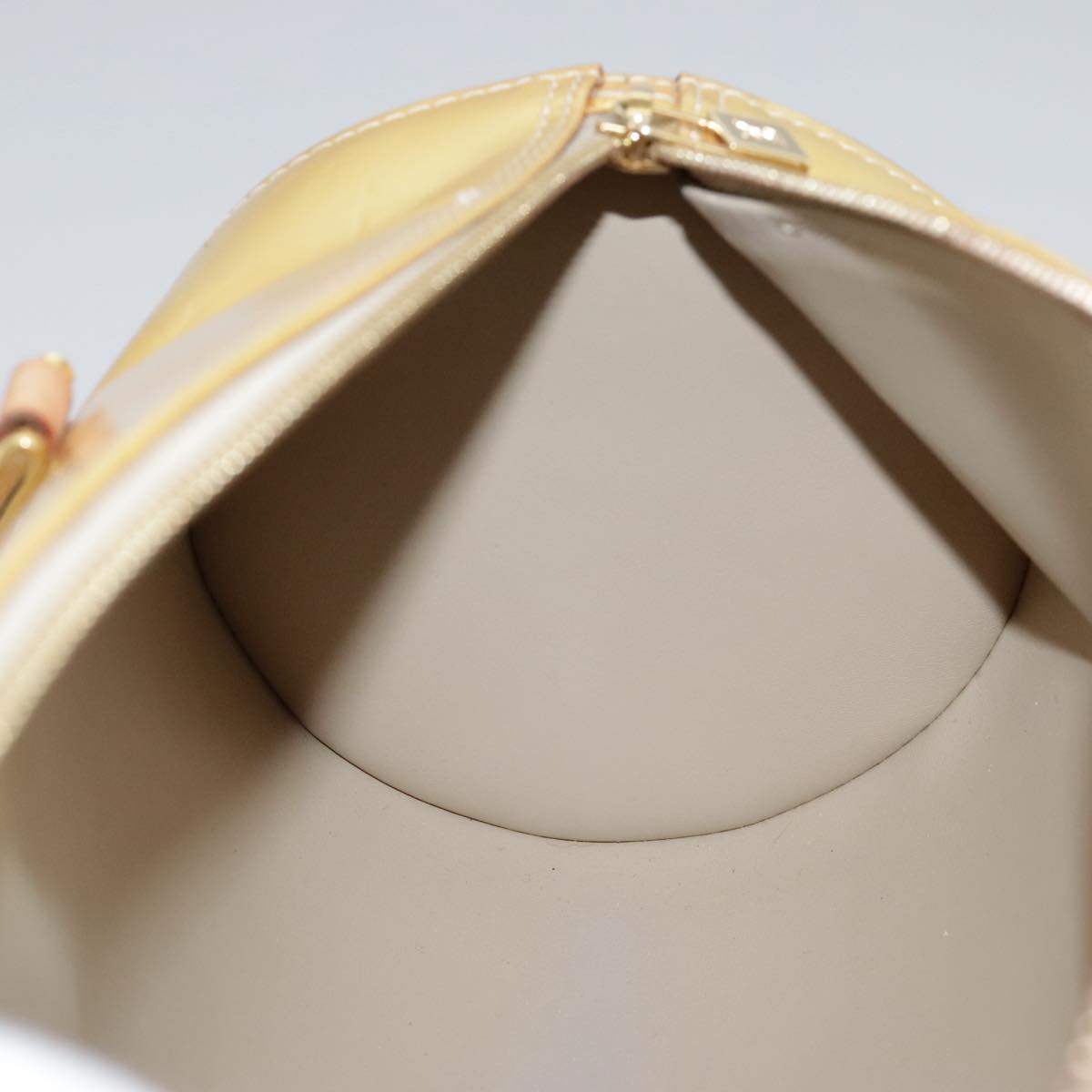 LOUIS VUITTON Monogram Vernis Bedford Hand Bag Beige M91006 LV ep6976