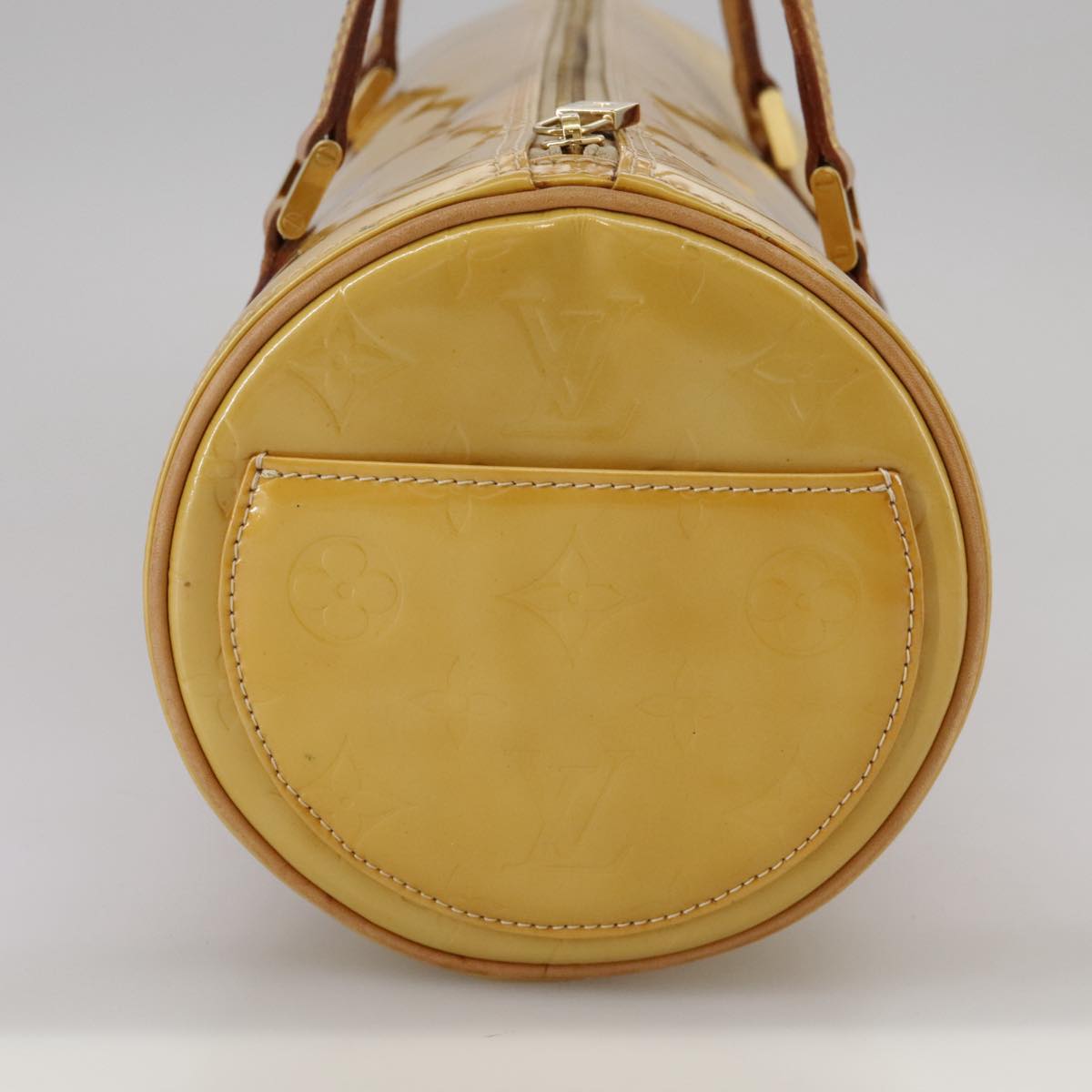 LOUIS VUITTON Monogram Vernis Bedford Hand Bag Beige M91006 LV ep6976