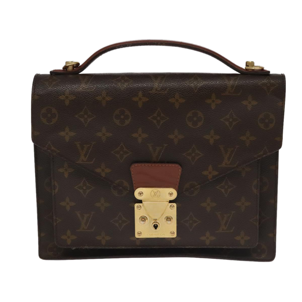 LOUIS VUITTON Monogram Monceau 28 Hand Bag 2way M51185 LV ep6990
