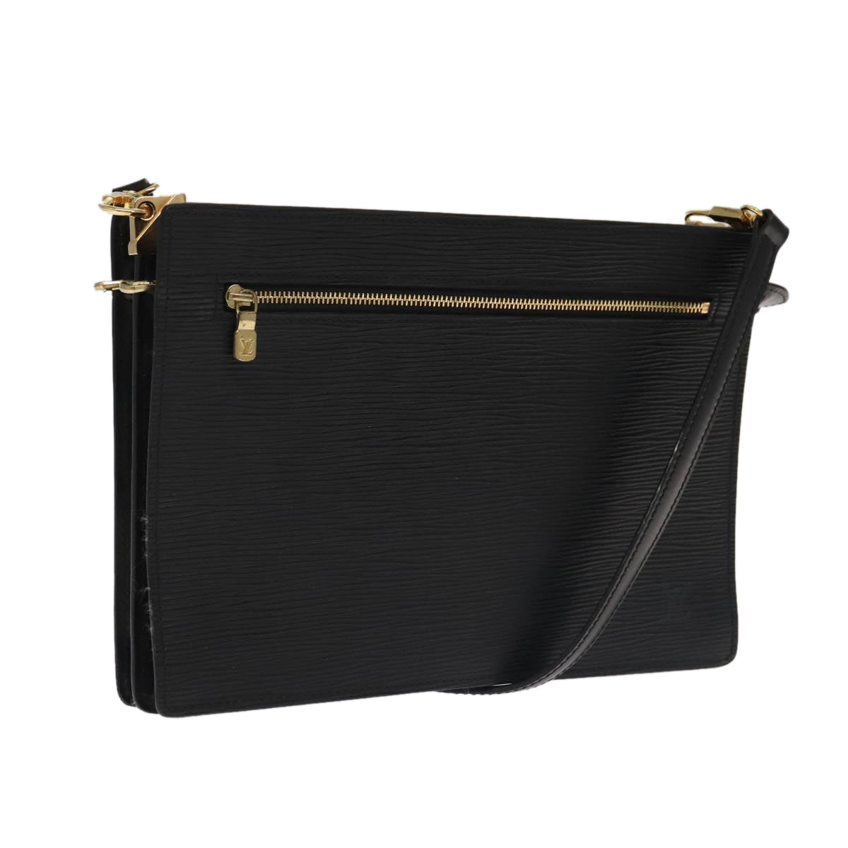 LOUIS VUITTON Epi Angian Shoulder Bag 2way Black M52112 LV ep6996