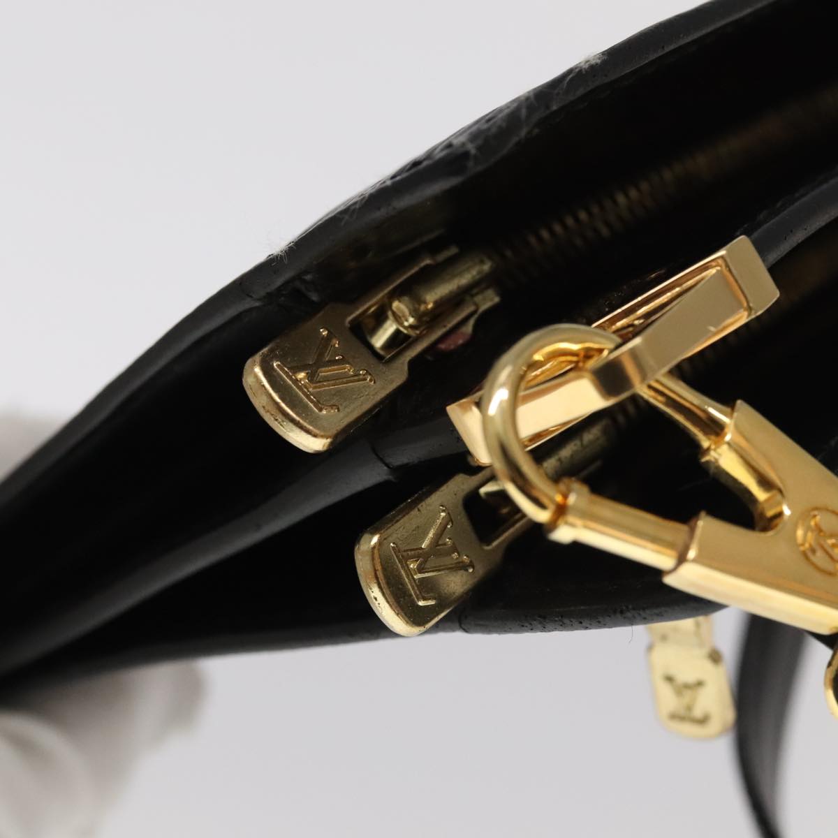 LOUIS VUITTON Epi Angian Shoulder Bag 2way Black M52112 LV ep6996