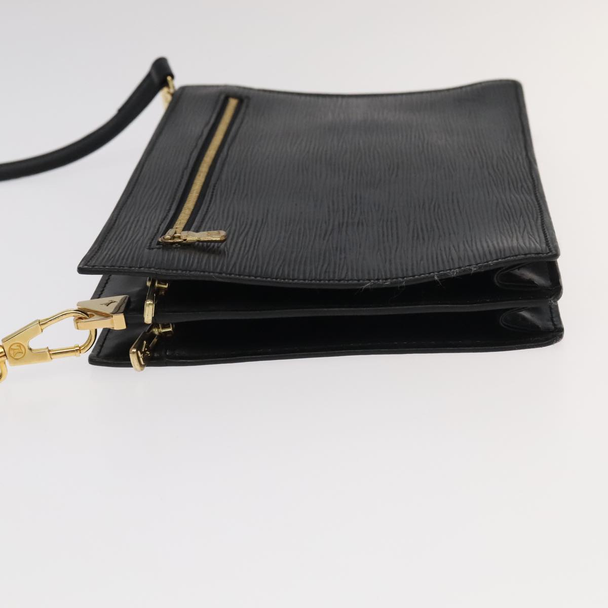 LOUIS VUITTON Epi Angian Shoulder Bag 2way Black M52112 LV ep6996