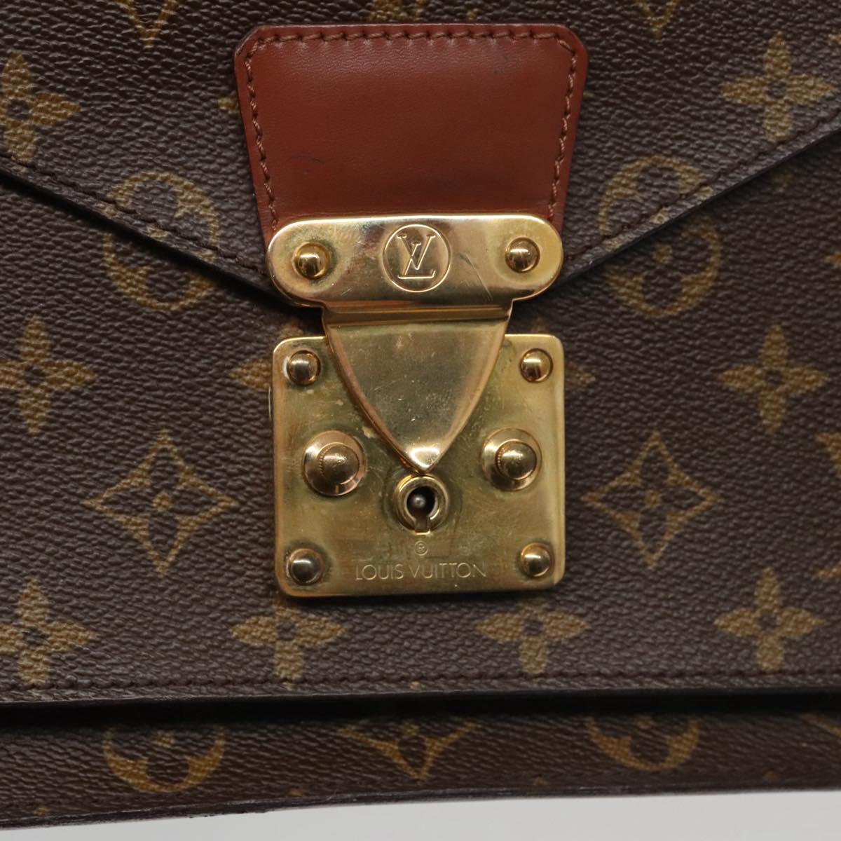 LOUIS VUITTON Monogram Monceau 28 Hand Bag 2way M51185 LV ep7000