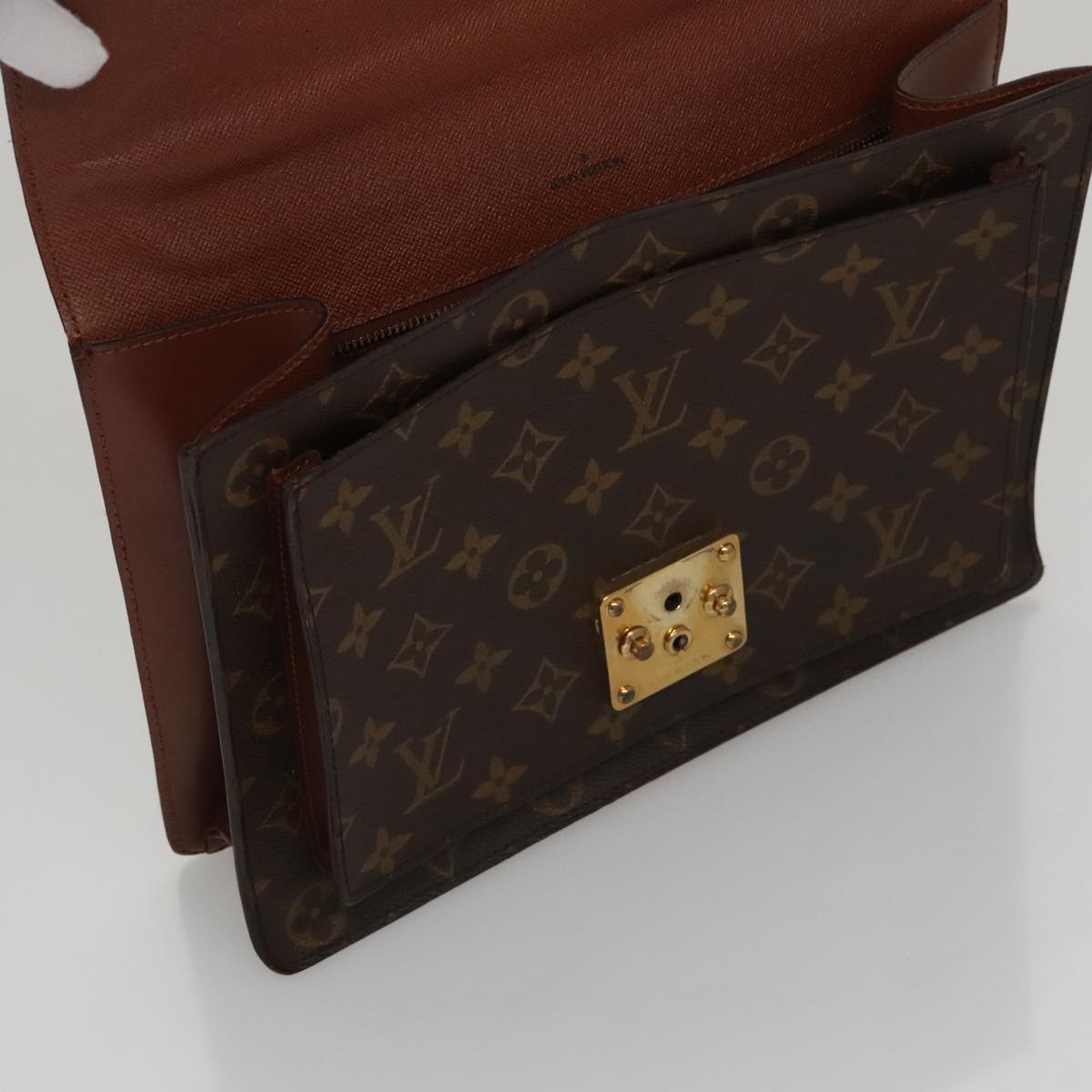LOUIS VUITTON Monogram Monceau 28 Hand Bag 2way M51185 LV ep7000