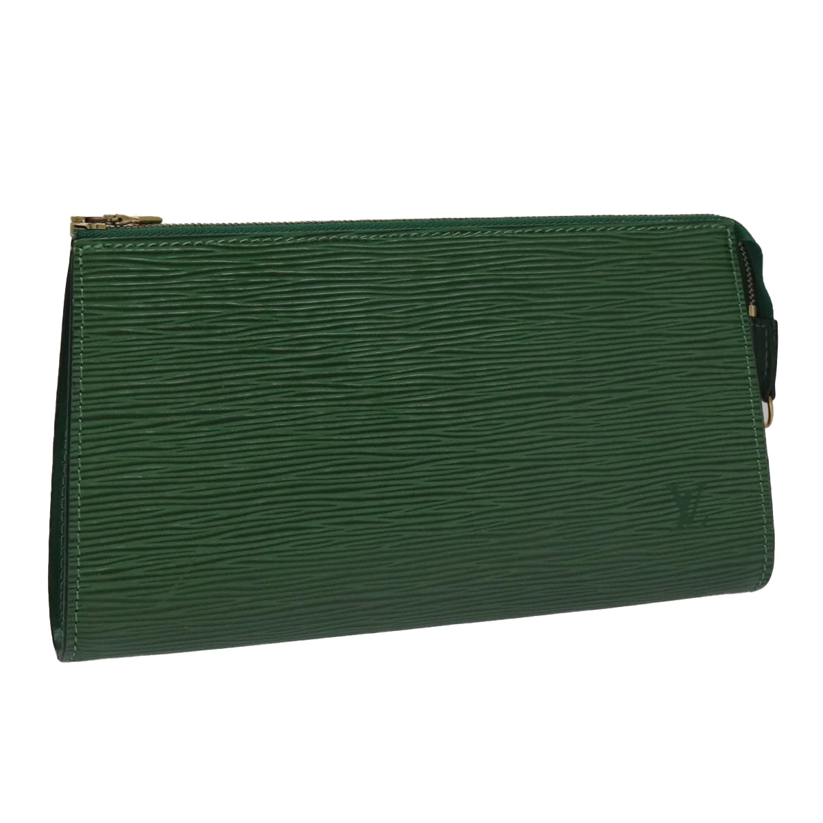 LOUIS VUITTON Epi Pochette Accessoires Pouch Green M52984 LV ep7005