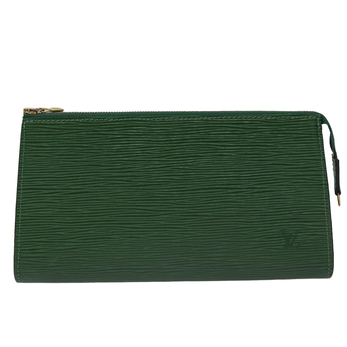 LOUIS VUITTON Epi Pochette Accessoires Pouch Green M52984 LV ep7005