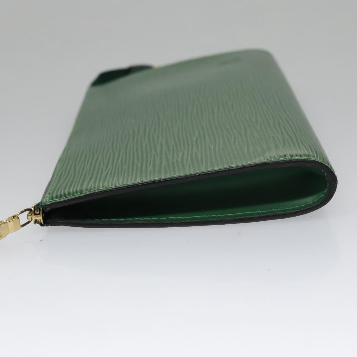 LOUIS VUITTON Epi Pochette Accessoires Pouch Green M52984 LV ep7005