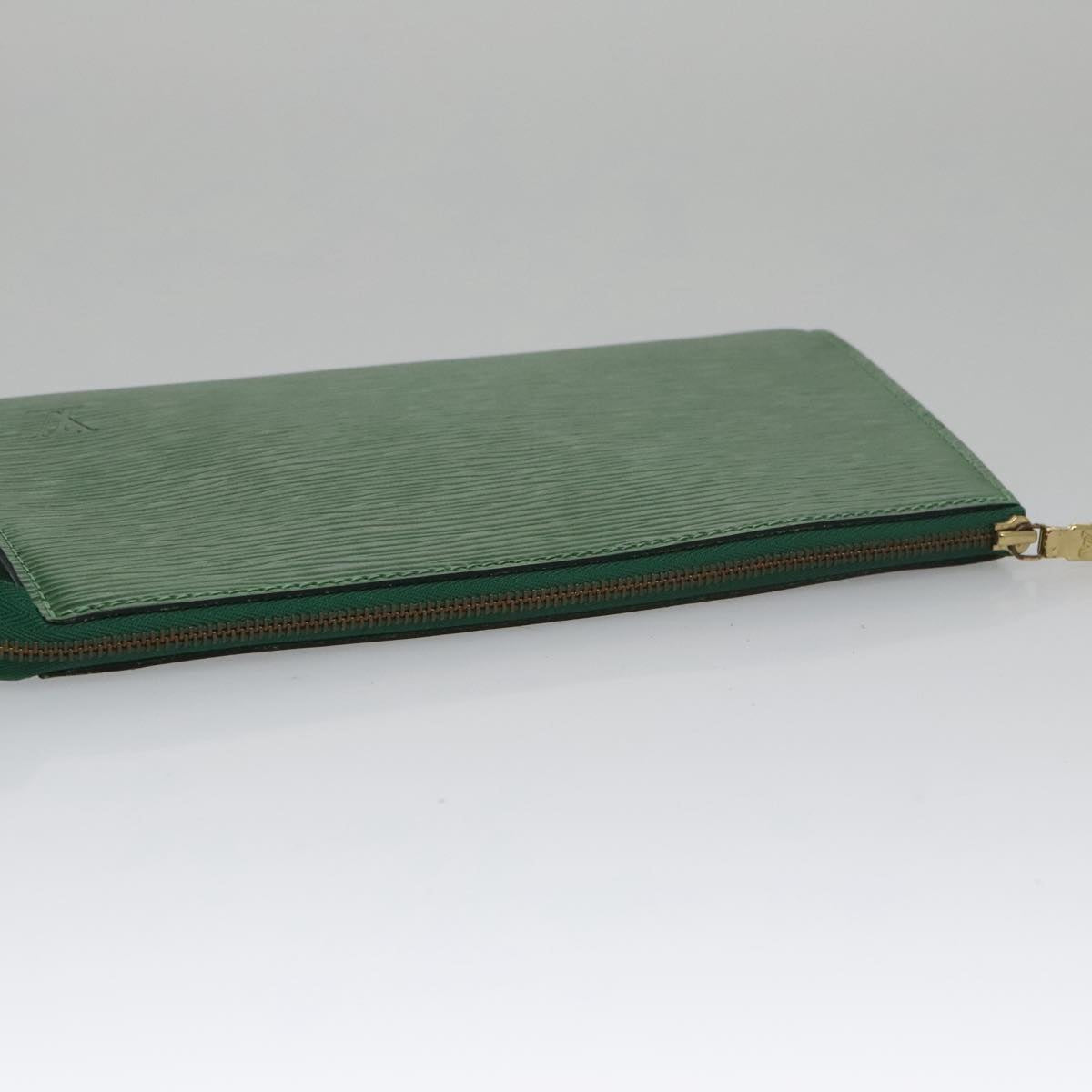 LOUIS VUITTON Epi Pochette Accessoires Pouch Green M52984 LV ep7005