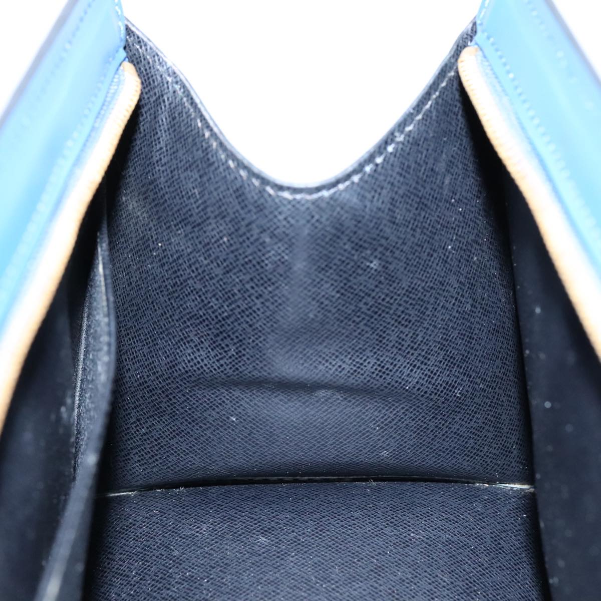 LOUIS VUITTON Epi Sac Triangle Hand Bag Blue M52095 LV ep7073