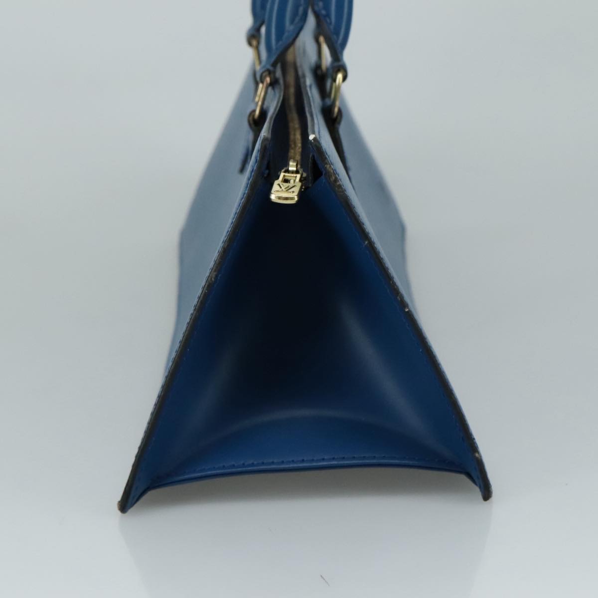 LOUIS VUITTON Epi Sac Triangle Hand Bag Blue M52095 LV ep7073