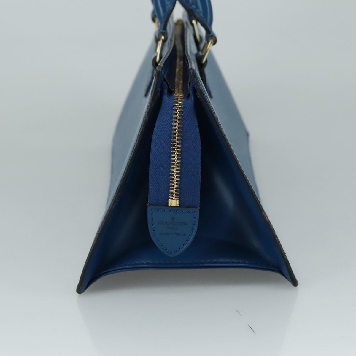 LOUIS VUITTON Epi Sac Triangle Hand Bag Blue M52095 LV ep7073