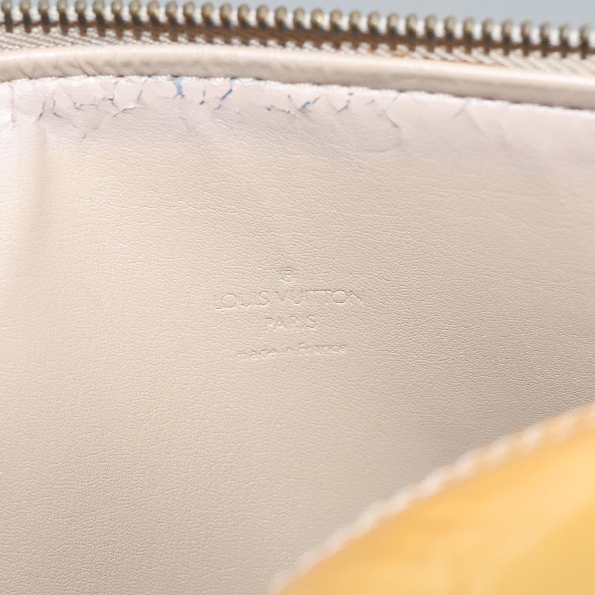 LOUIS VUITTON Monogram Vernis Bedford Hand Bag Beige M91006 LV ep7099