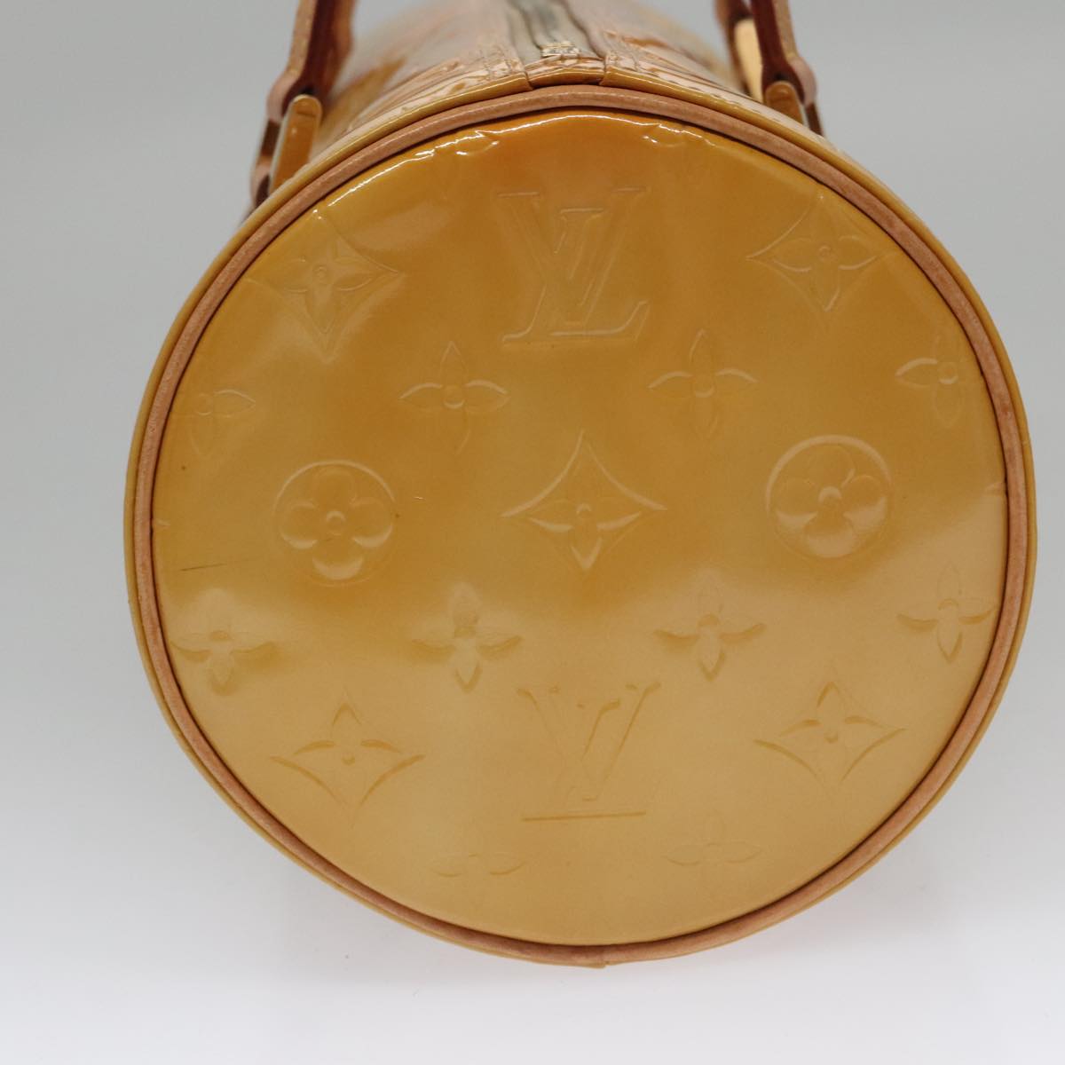 LOUIS VUITTON Monogram Vernis Bedford Hand Bag Beige M91006 LV ep7099