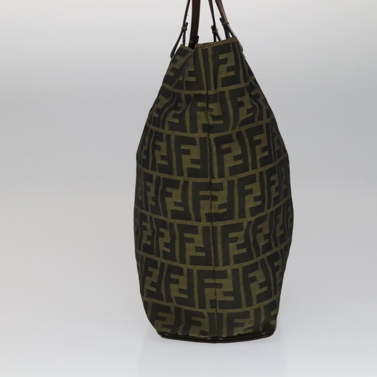 FENDI Zucca Canvas Tote Bag Brown Black ep7142