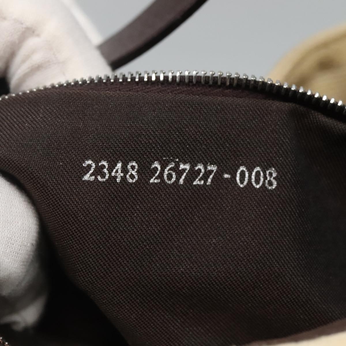 FENDI Zucca Canvas Shoulder Bag Beige ep7339
