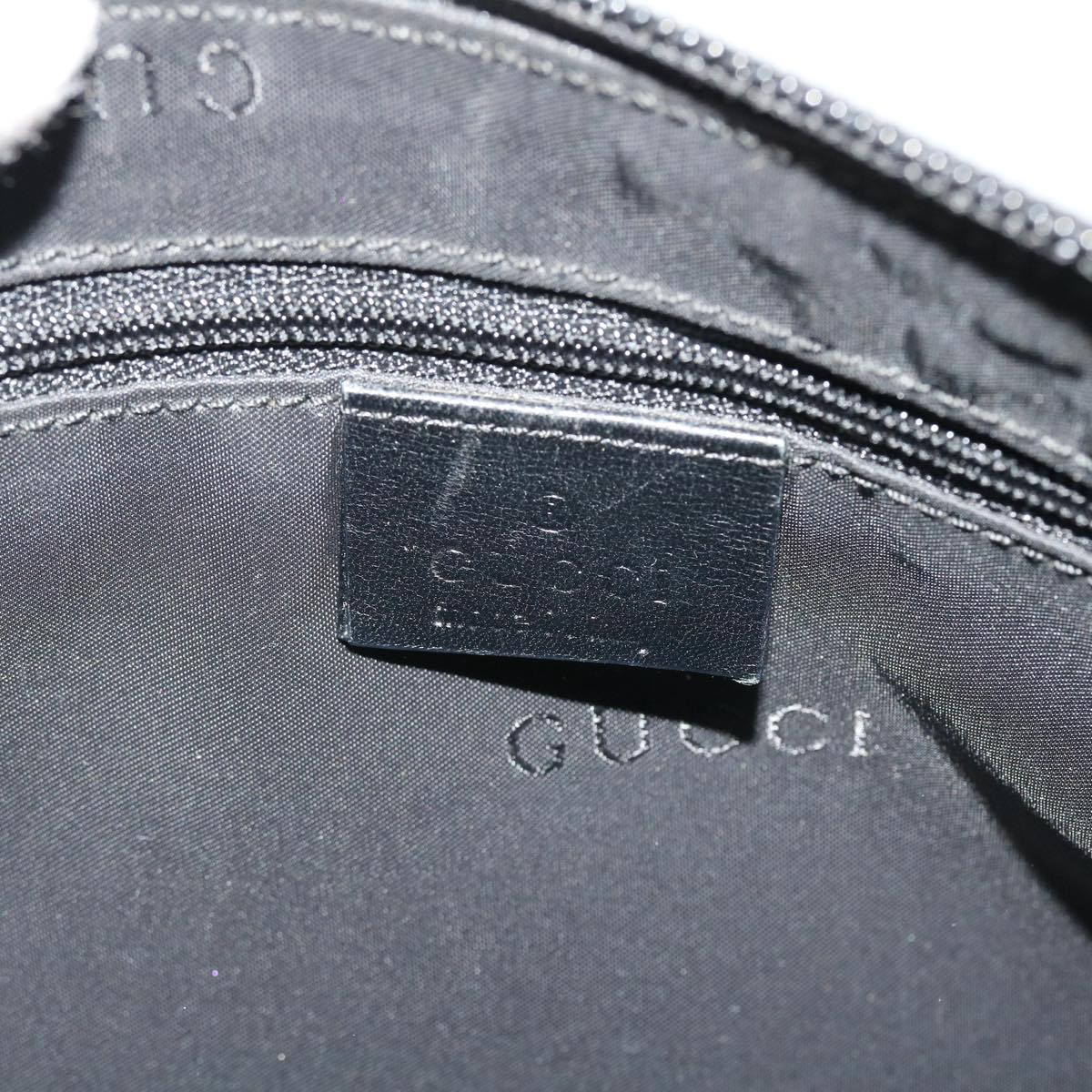 GUCCI GG Canvas Bamboo Hand Bag Black 001.3870 001274 ep811