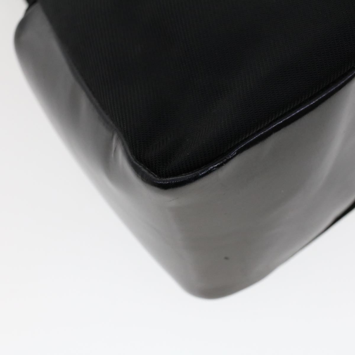 GUCCI Bamboo Shoulder Bag Nylon Leather Black 000•1014•0575 5 ep820