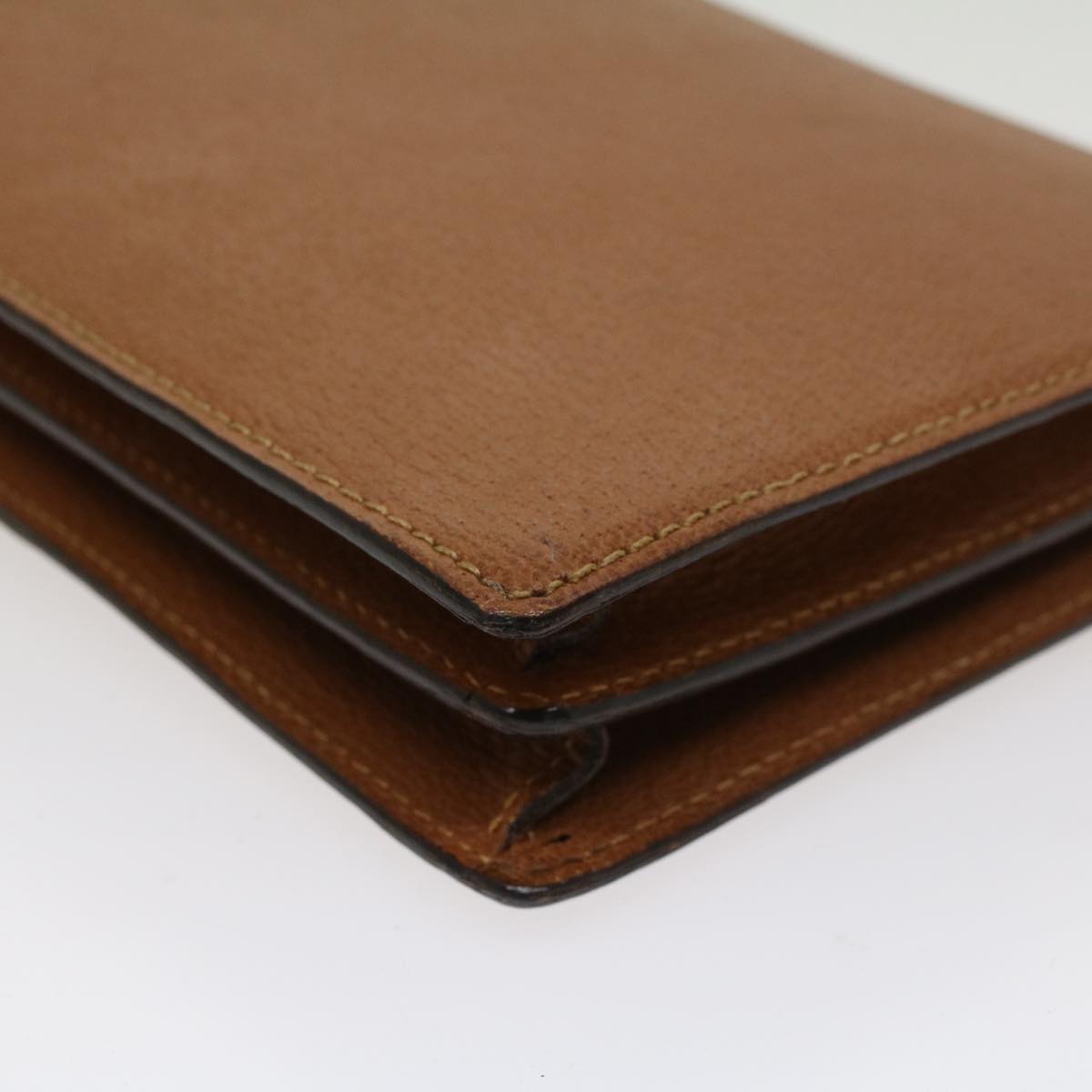 GUCCI Clutch Bag Leather Brown ep904