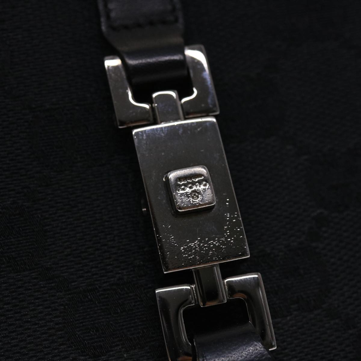 GUCCI GG Canvas Jackie Long Wallet Leather Black ep953
