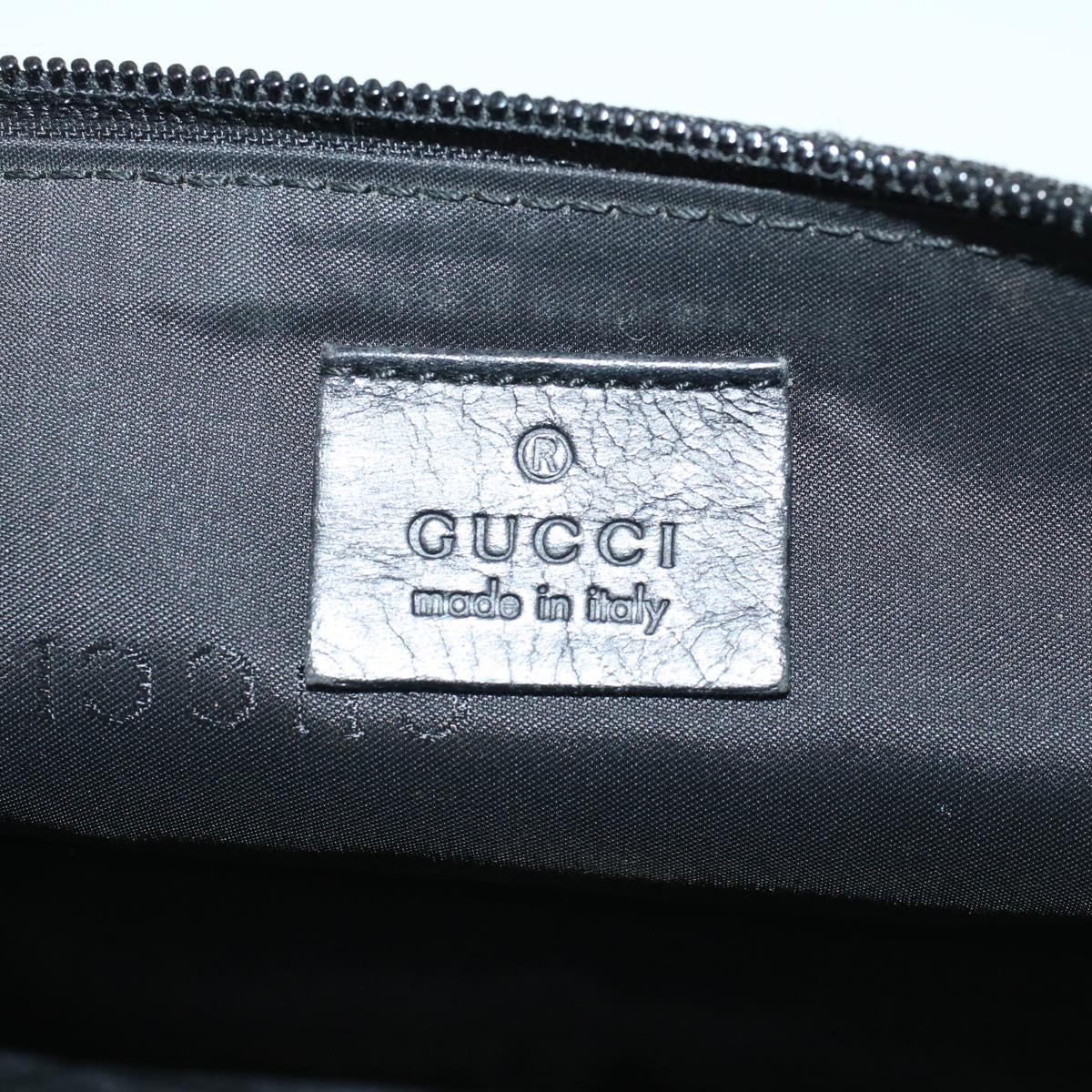 GUCCI Accessory Pouch Nylon Black 039•1103 2123 ep962