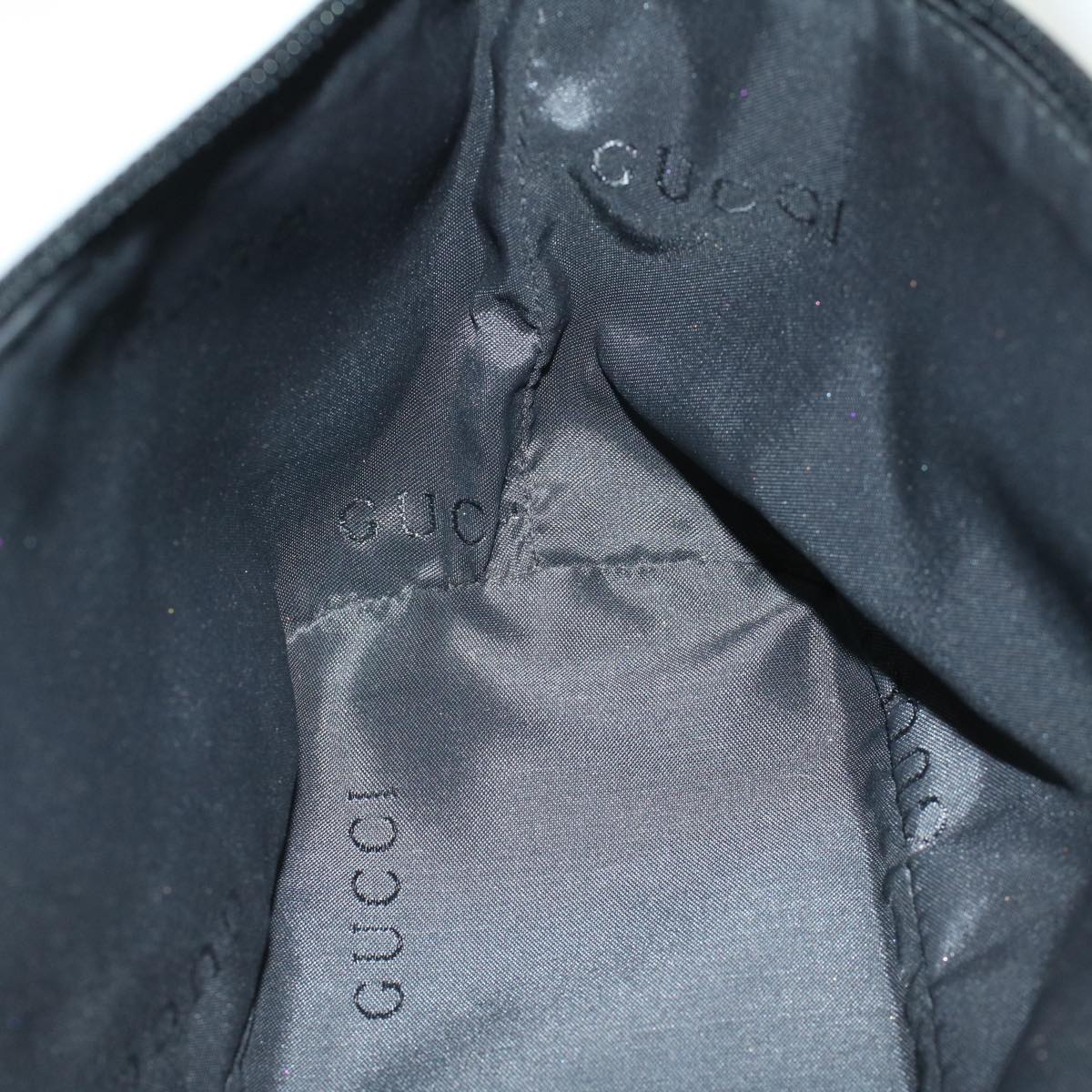 GUCCI Accessory Pouch Nylon Black 039•1103 2123 ep962