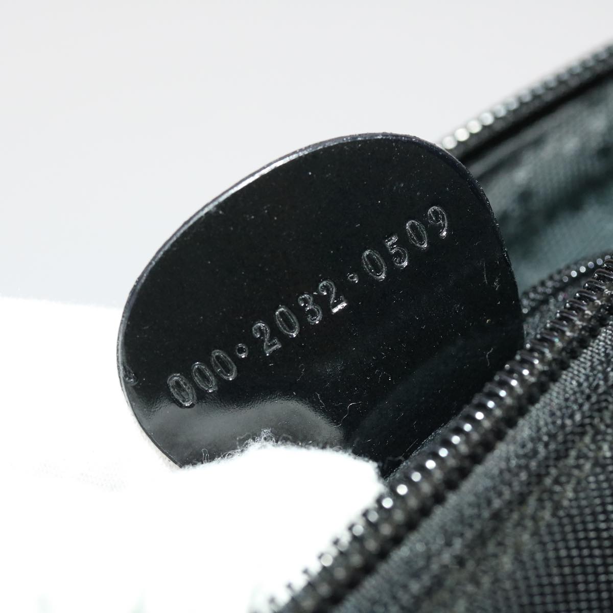 GUCCI Bamboo Shoulder Bag Nylon Black 000•2032•0509 ep970