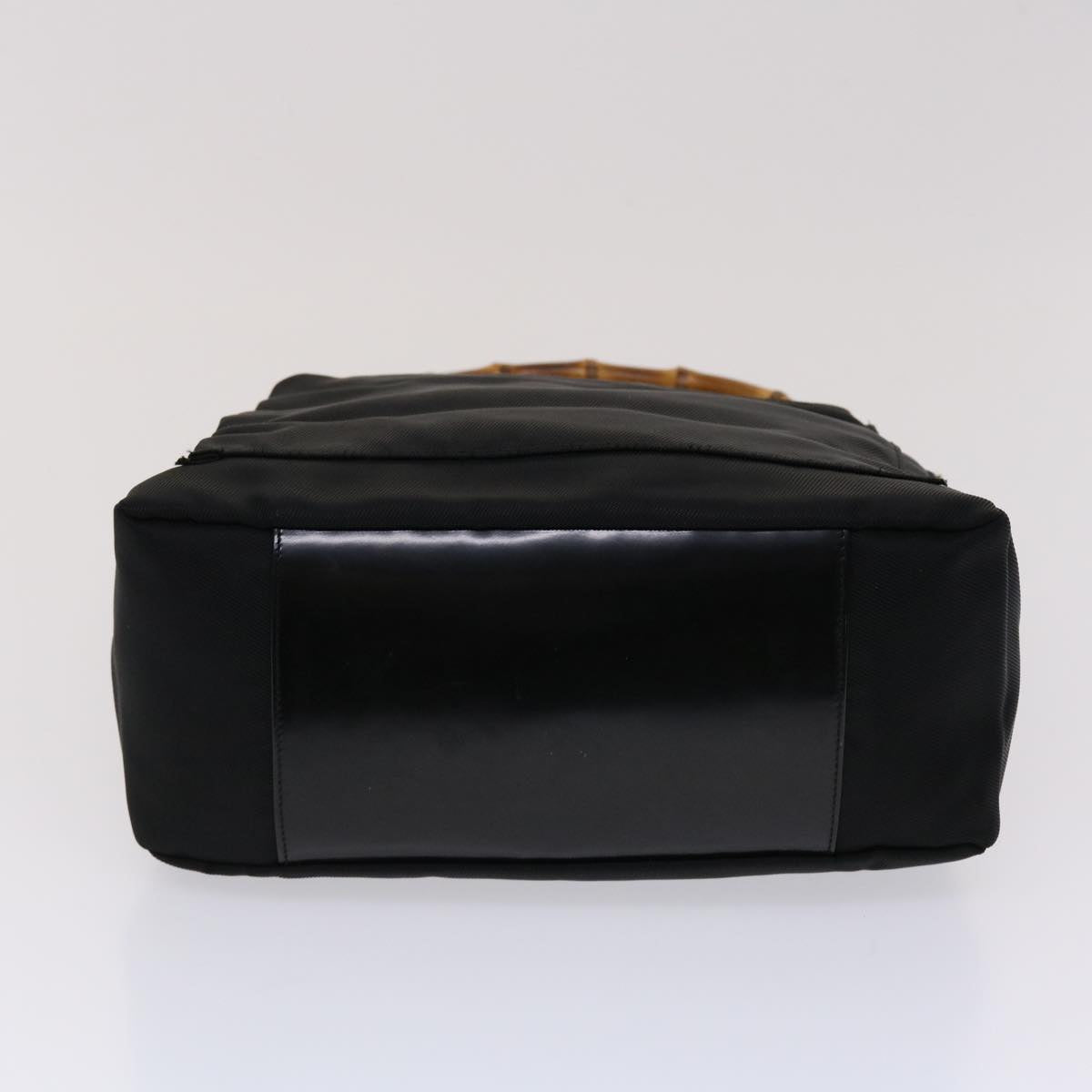 GUCCI Bamboo Shoulder Bag Nylon Black 000•2032•0509 ep970
