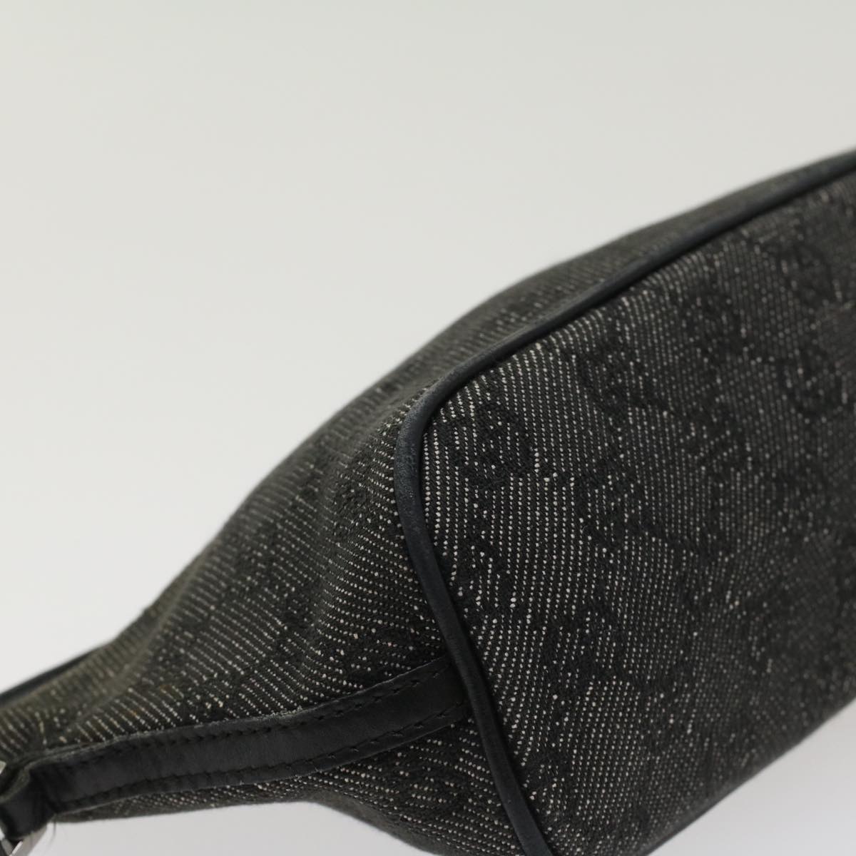 GUCCI GG Canvas Accessory Pouch Black 07198 ep988