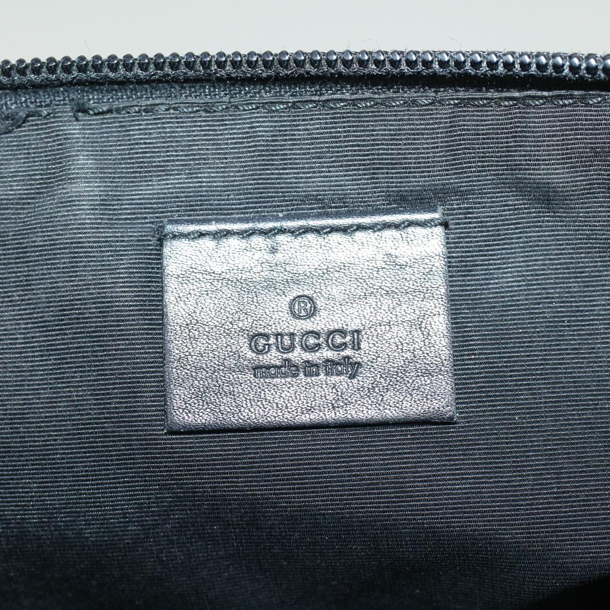 GUCCI GG Canvas Accessory Pouch Black 07198 ep988