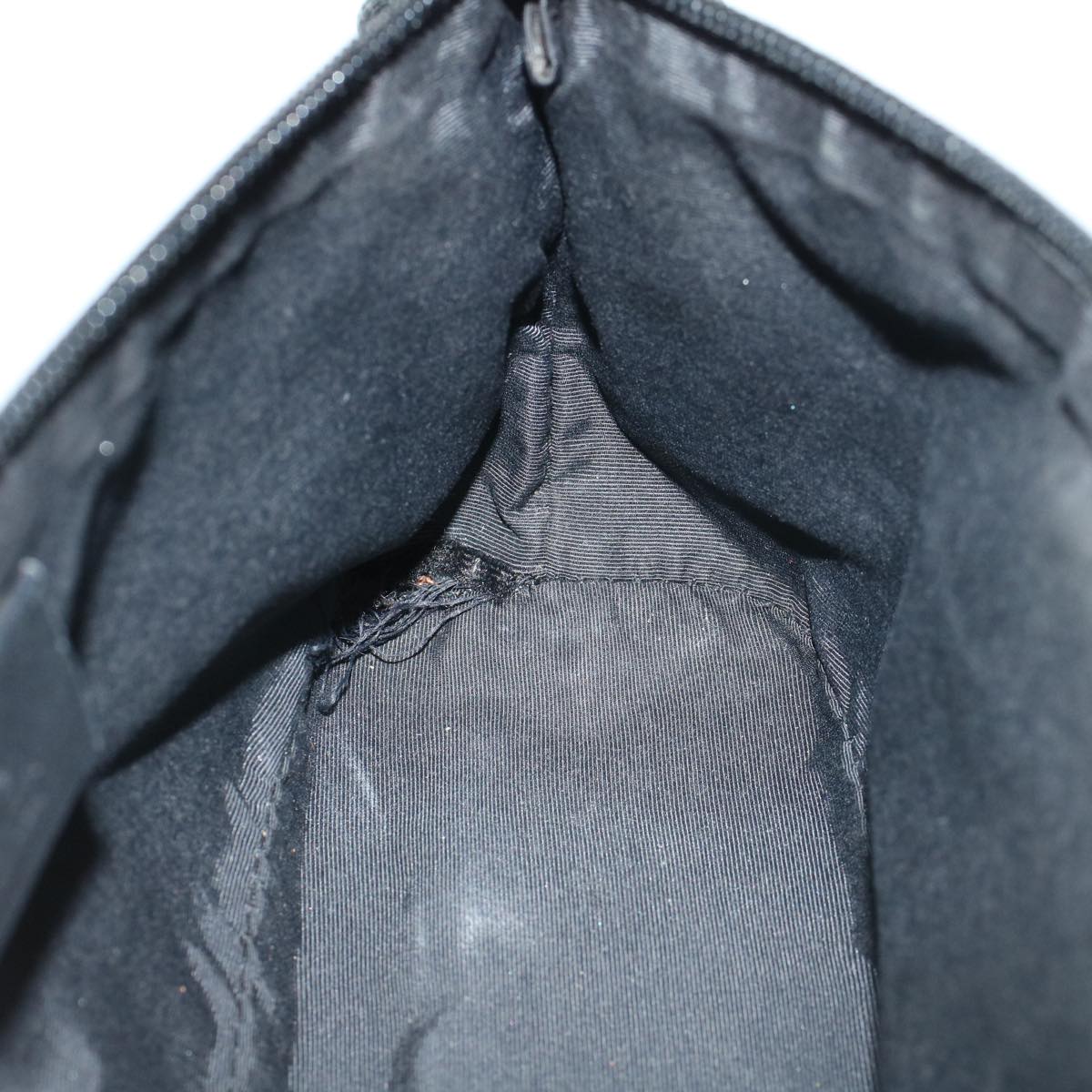 GUCCI GG Canvas Accessory Pouch Black 07198 ep988