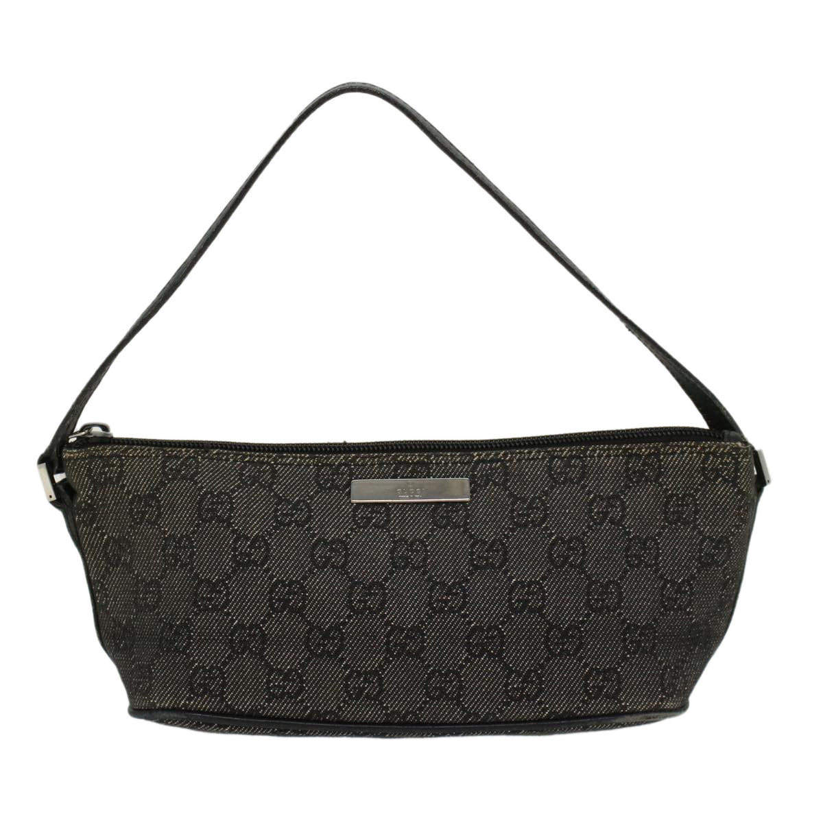 GUCCI GG Canvas Accessory Pouch Black 07198 ep988