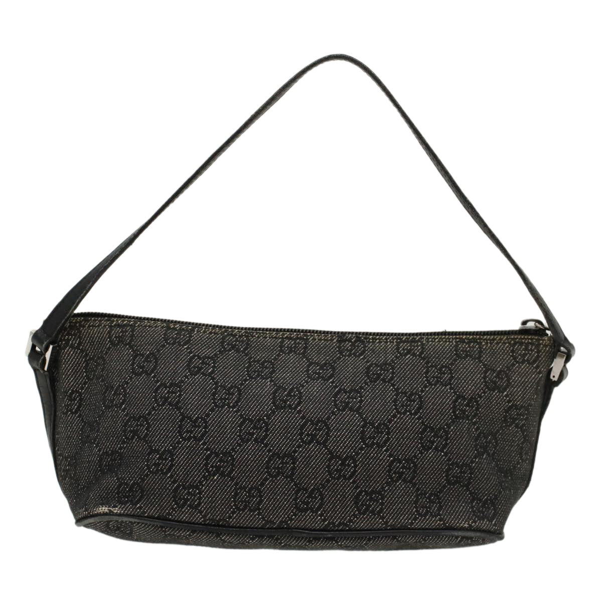 GUCCI GG Canvas Accessory Pouch Black 07198 ep988