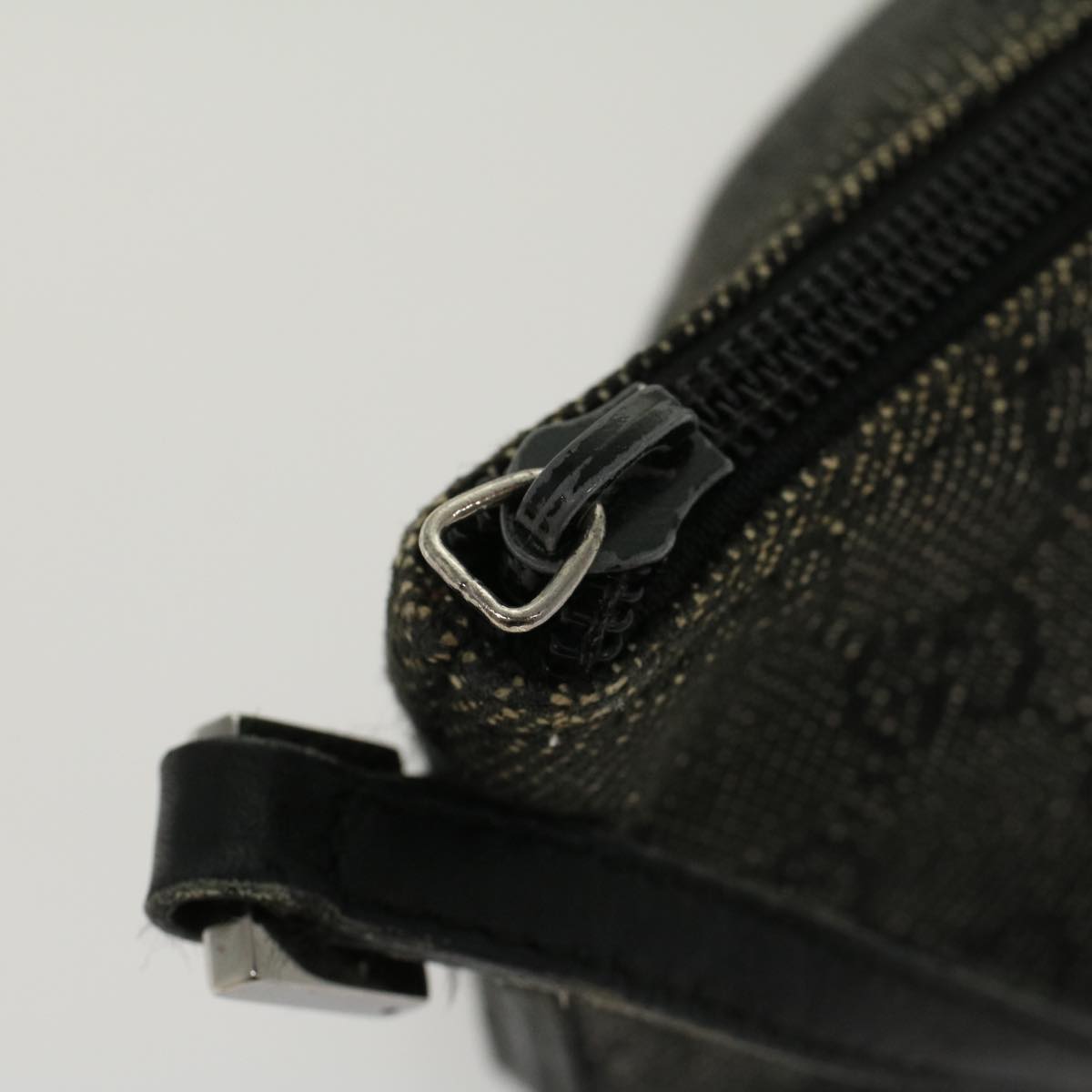 GUCCI GG Canvas Accessory Pouch Black 07198 ep988