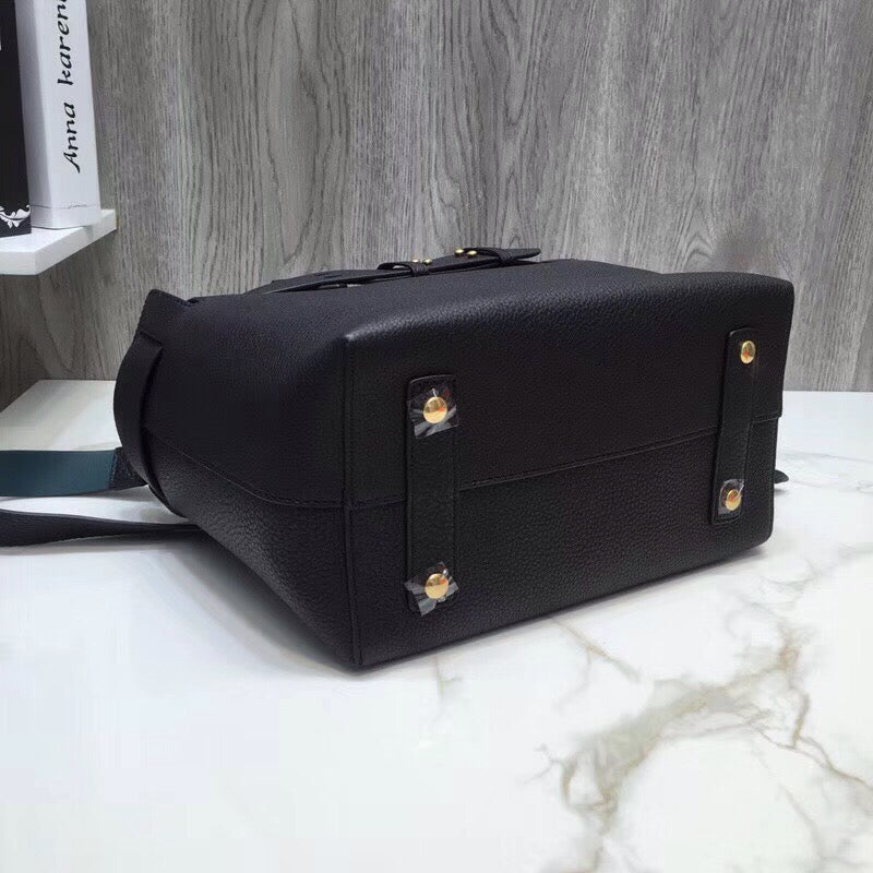 GLAMI Small Triple Stud Belt Bag Black For Women, Bags 14in/36cm