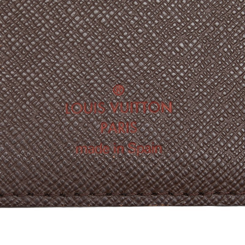 Louis Vuitton Damier Agenda PM Handbook Cover 6 s R20700 Brown PVC Leather  Louis Vuitton