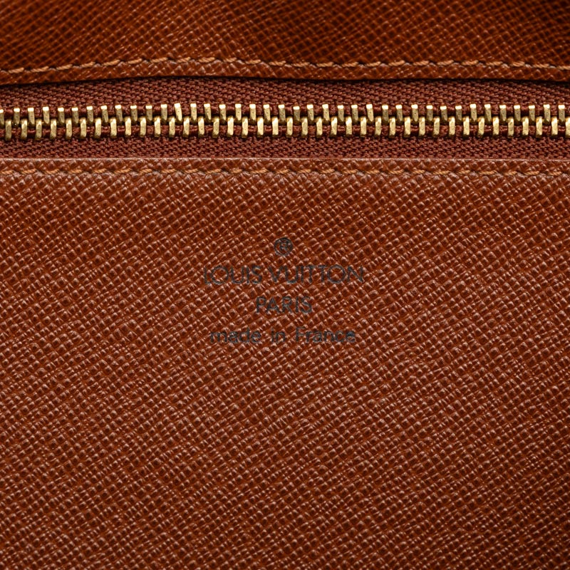 Louis Vuitton Monogram Trocadero 30 Slipper Shoulder Bag M51272 Brown PVC Leather Lady Louis Vuitton