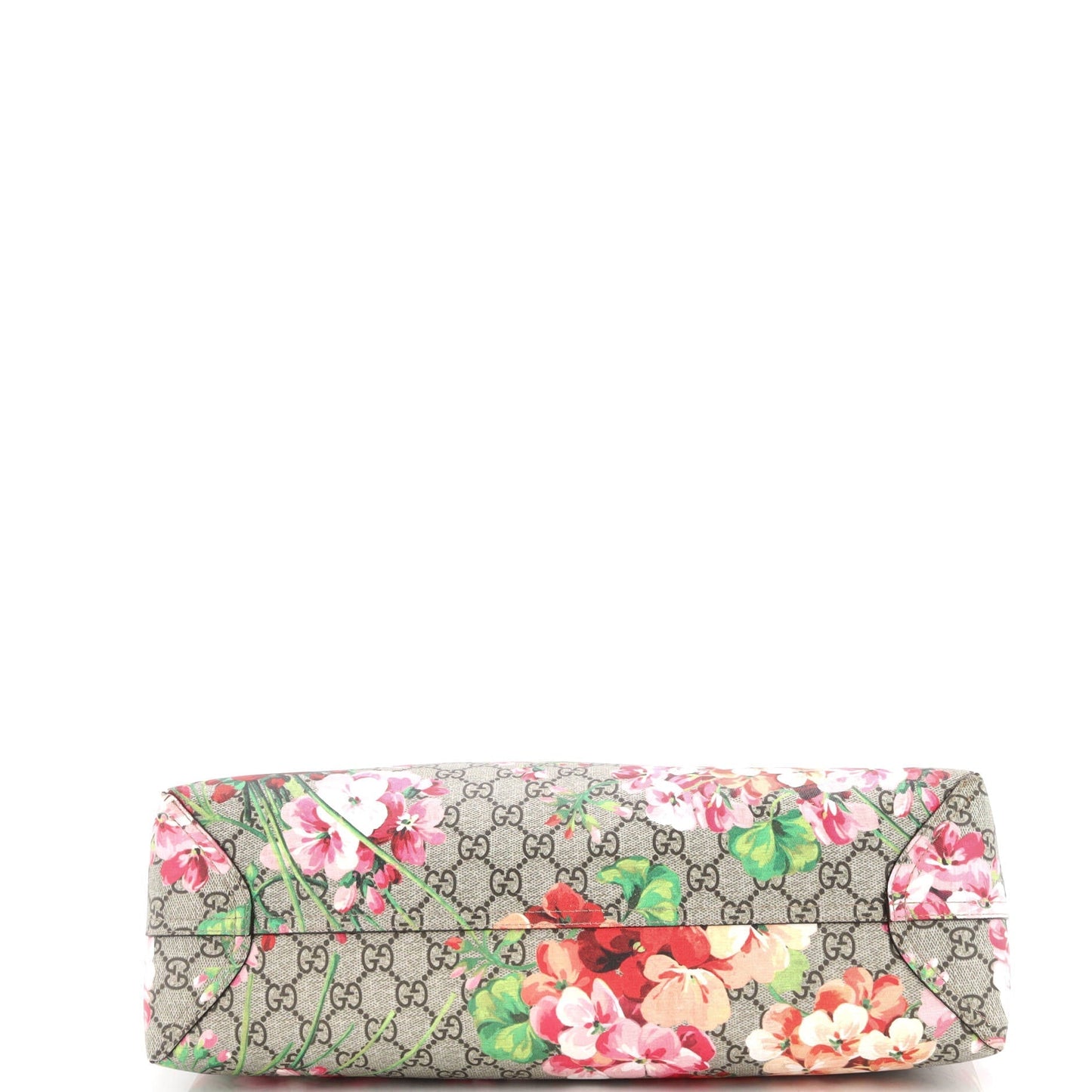 Reversible Tote Blooms GG Print Leather Medium