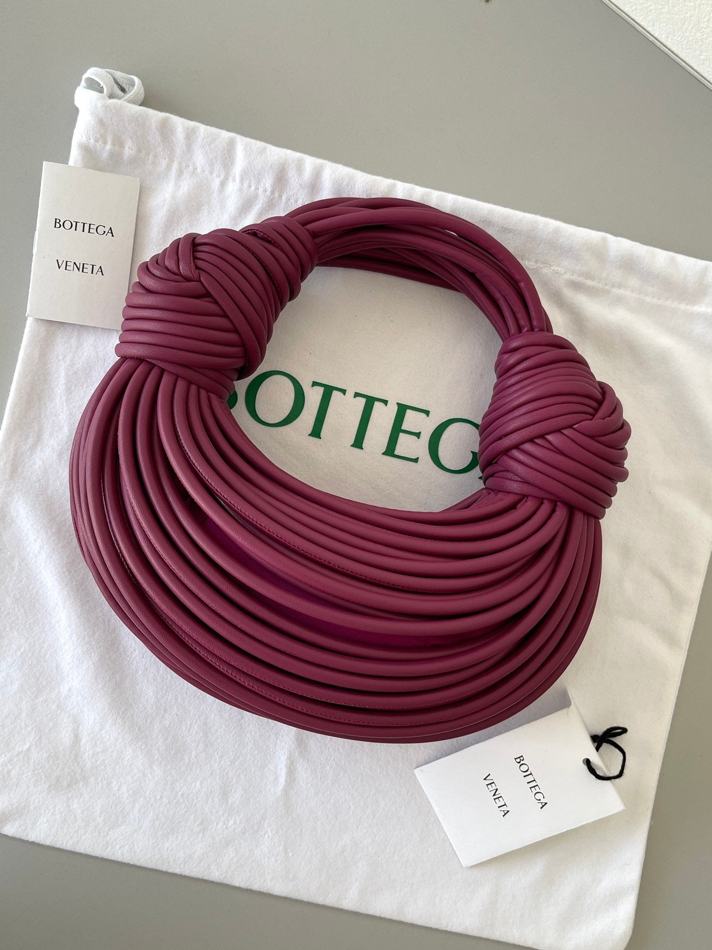 GLAMI Double Knot Purple, For Women, Bags 9.8in/25cm