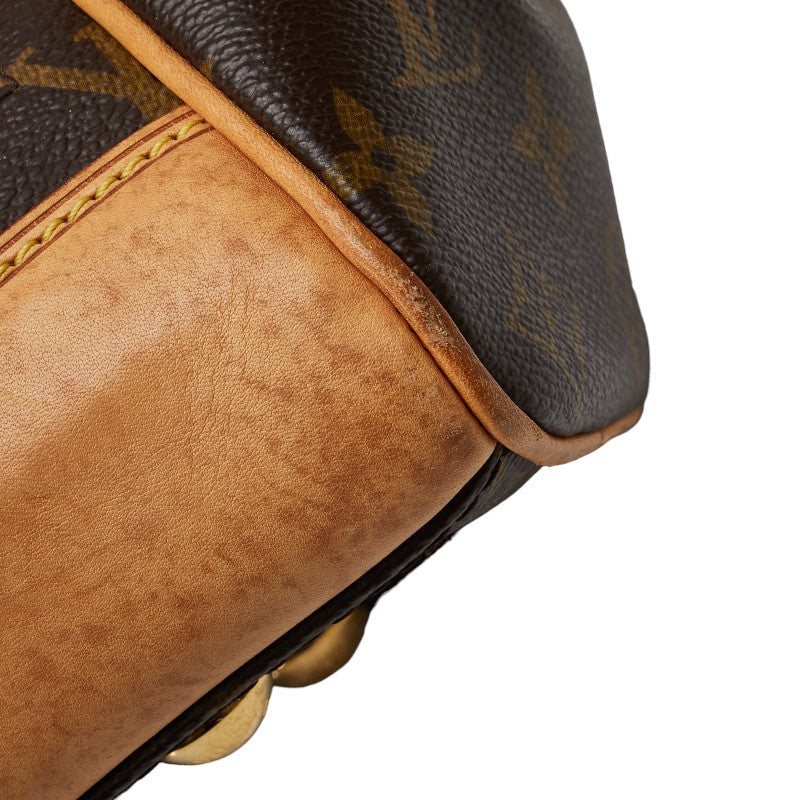 Louis Vuitton Monogram M40121 Handbag PVC/Leather Brown