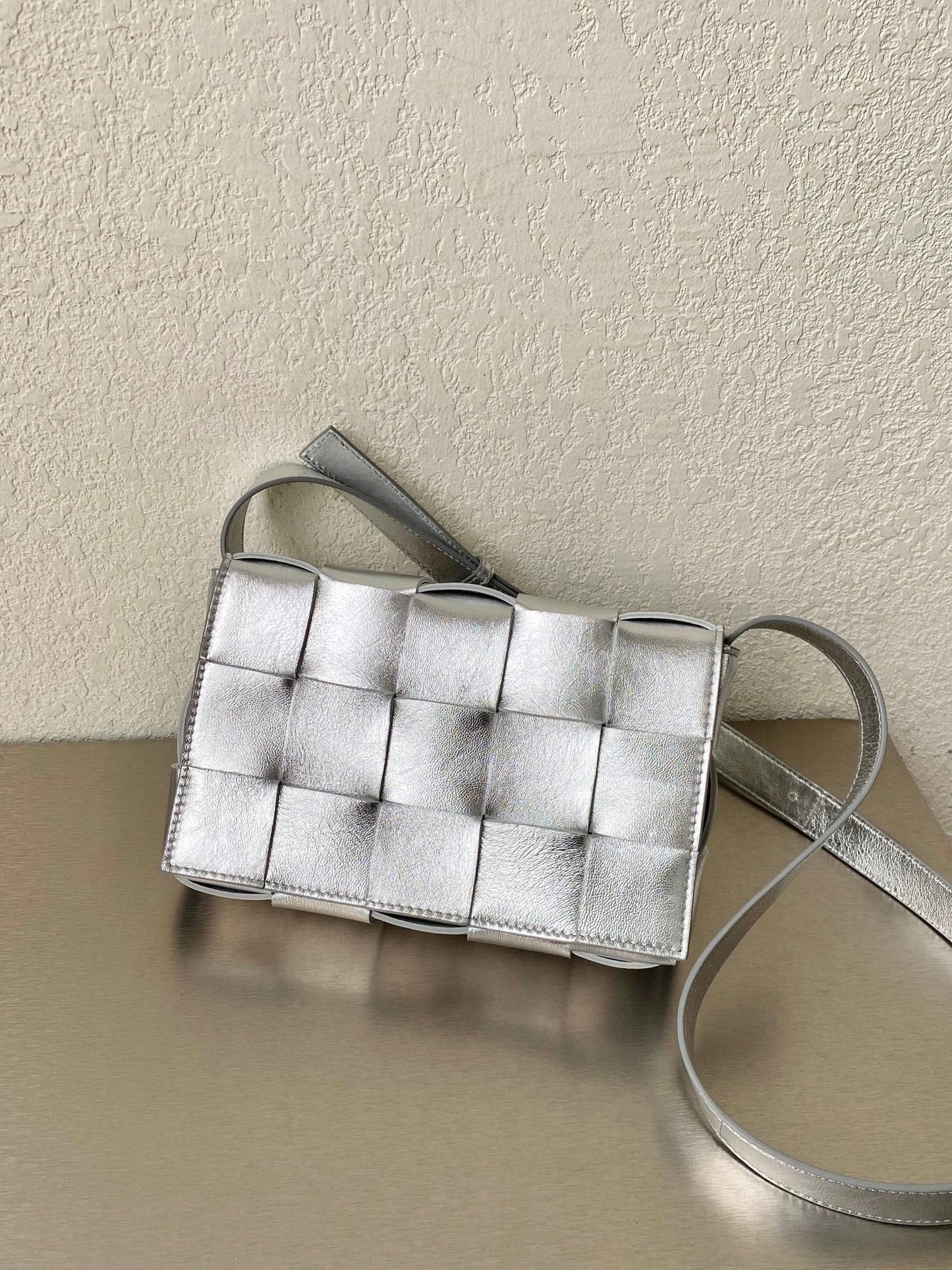 GLAMI Cassette Crossbody Bag Silver, For Women, Bags 9.1in/23cmÃ‚Â 