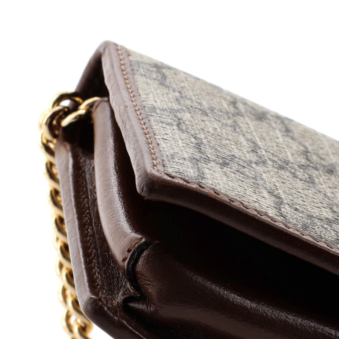 Horsebit 1955 Chain Wallet GG Coated Canvas