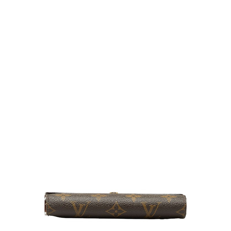 Louis Vuitton Monogram Portraits M61202 Brown PVC Leather  Louis Vuitton Long Wallet