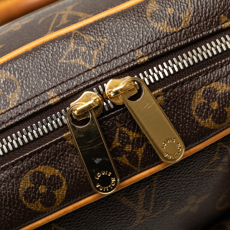 Louis Vuitton Monogram M40026 Handbag PVC/Leather Brown