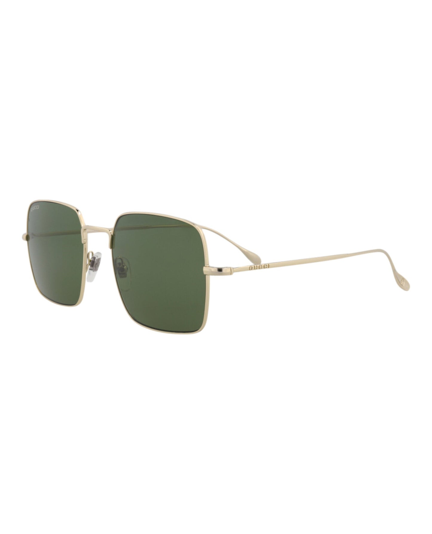 Square-Frame Metal Sunglasses