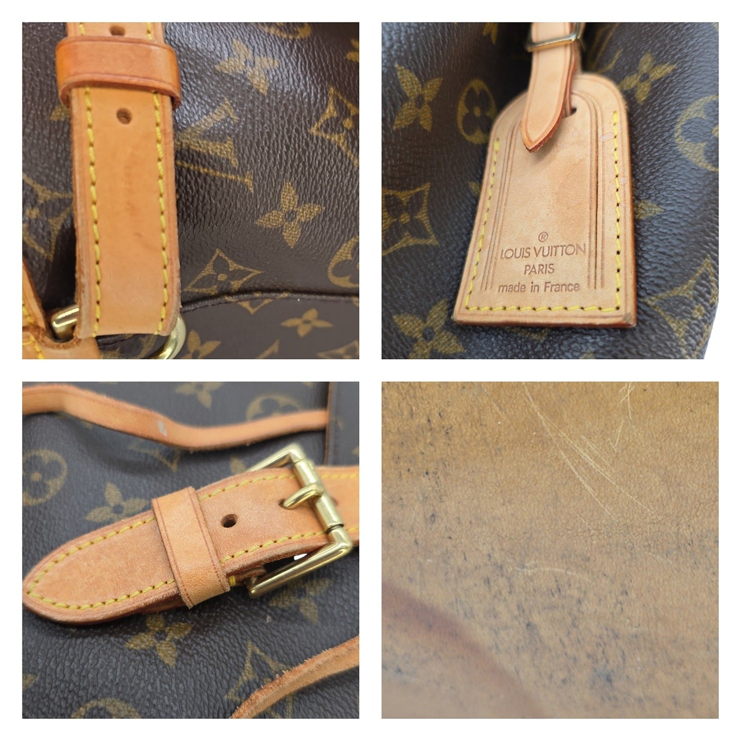 Louis Vuitton 1997 Monogram Canvas Montsouris GM Backpack