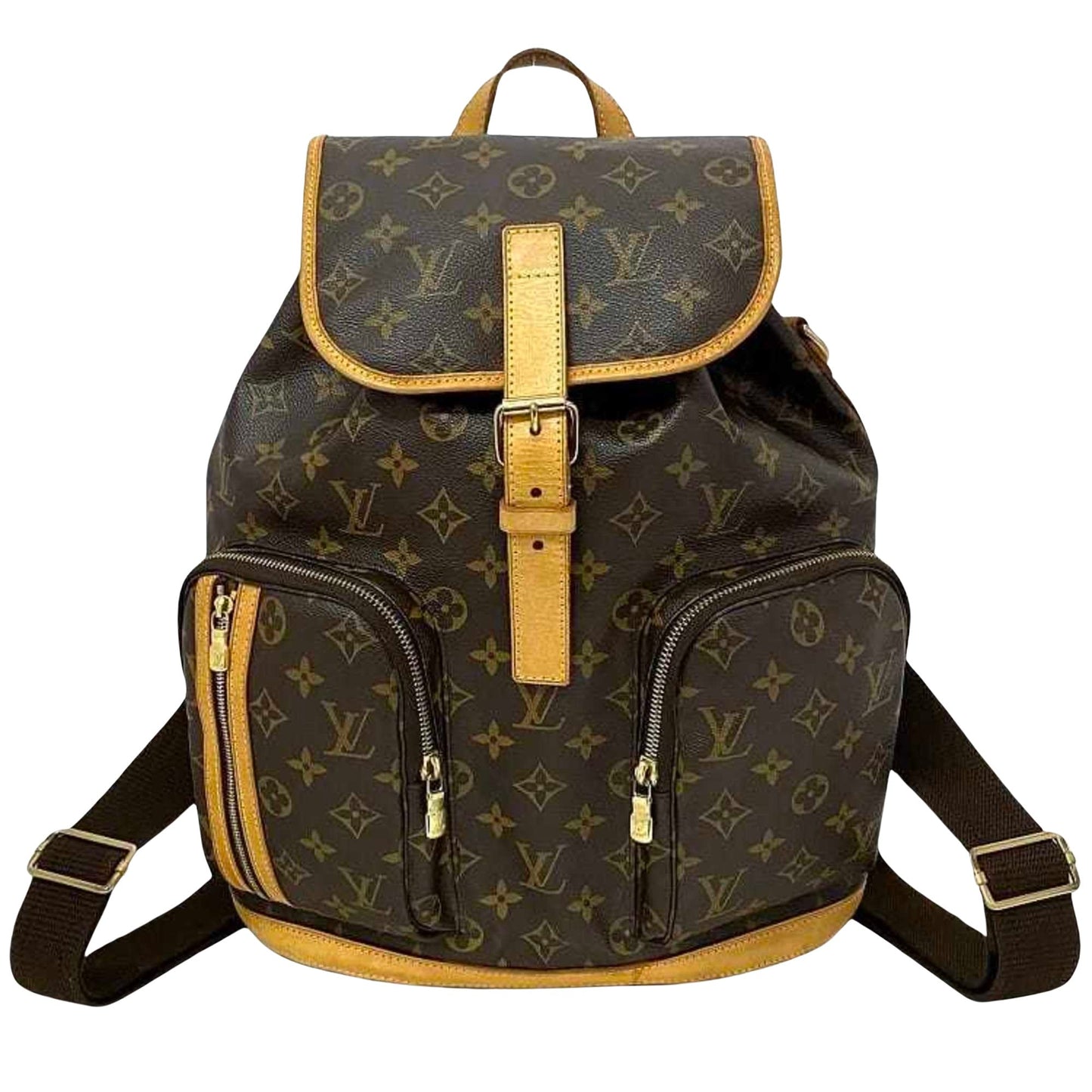 Louis Vuitton Bosphore  Canvas Backpack Bag ()
