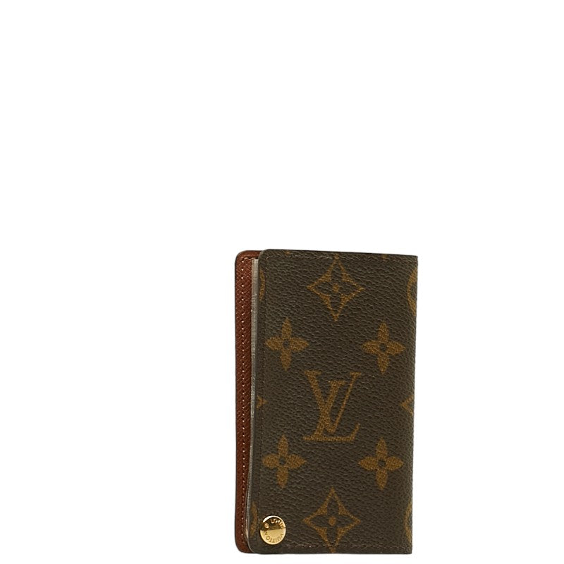 Louis Vuitton Monogram M60937 Card Case PVC/Leather Brown