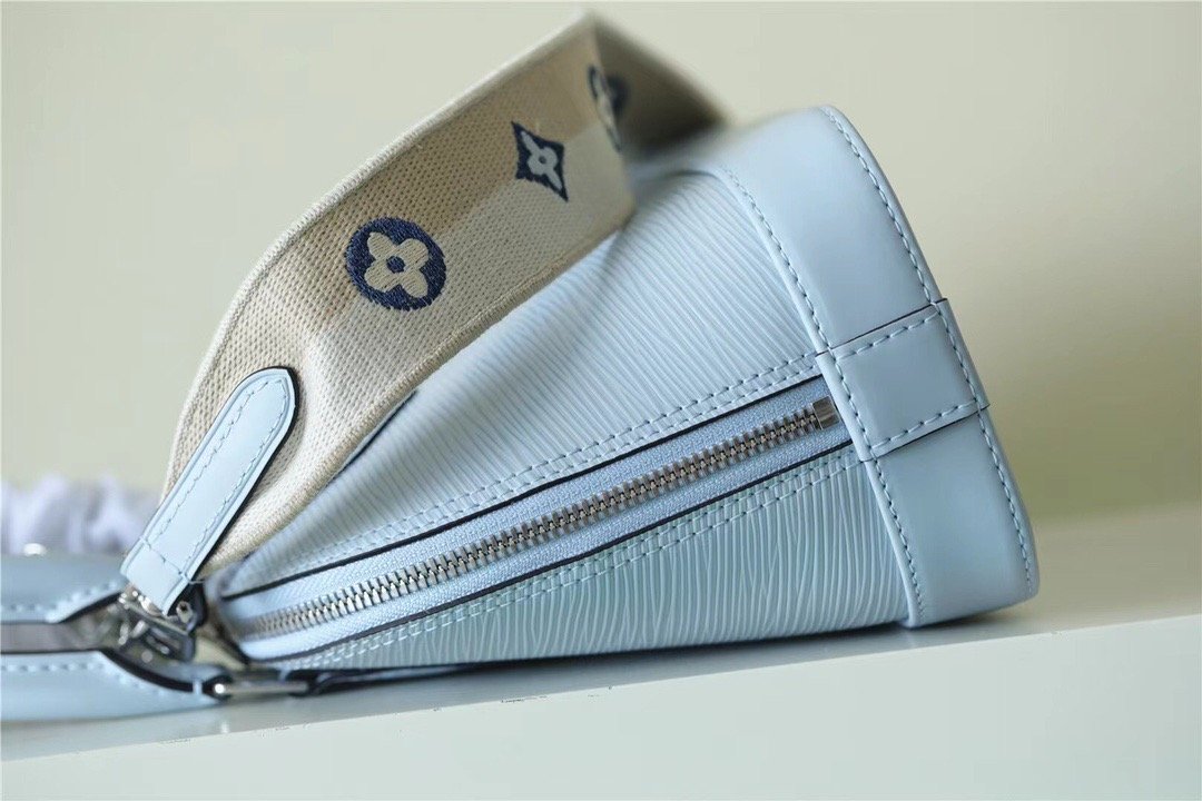 LV Alma GLAMI Epi Light Blue For Women,  Shoulder And Crossbody Bags 23.5cm/9.3in LV