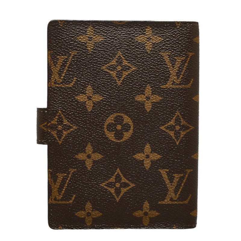Louis Vuitton Monogram Agenda PM Koala Handbook Cover R21013 Brown PVC Leather  Louis Vuitton
